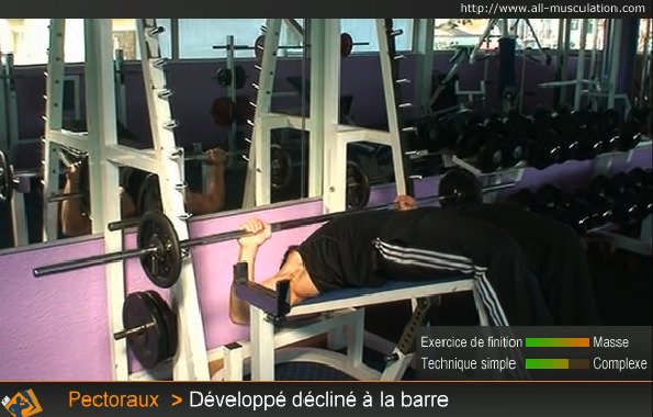 أفضل التمارين بالأثقال لعضلة الصدر Pectoraux-developpe-decline-barre-2