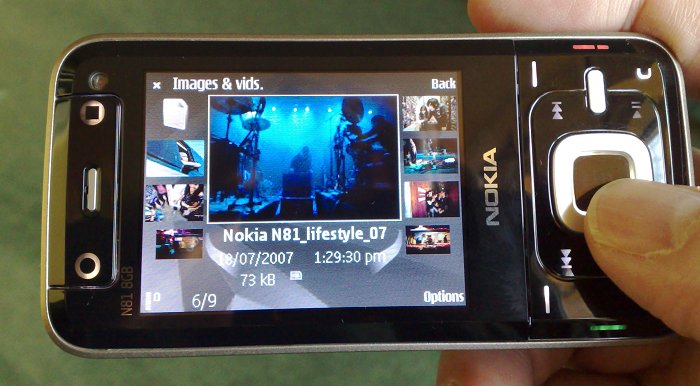 Nokıa N81 ve 8gb (Tanıtım ve Özellikleri) N81p1