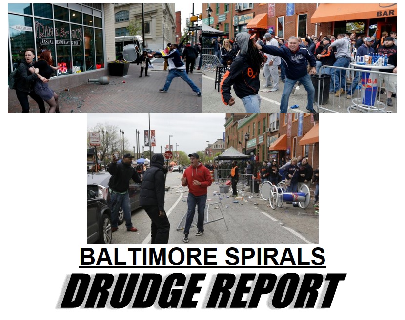 Baltimore: RIOTS - GOV CALLS NATL GUARD, GANGS BAND TOGETHER MDPROTESTSFREDDIEGRAY