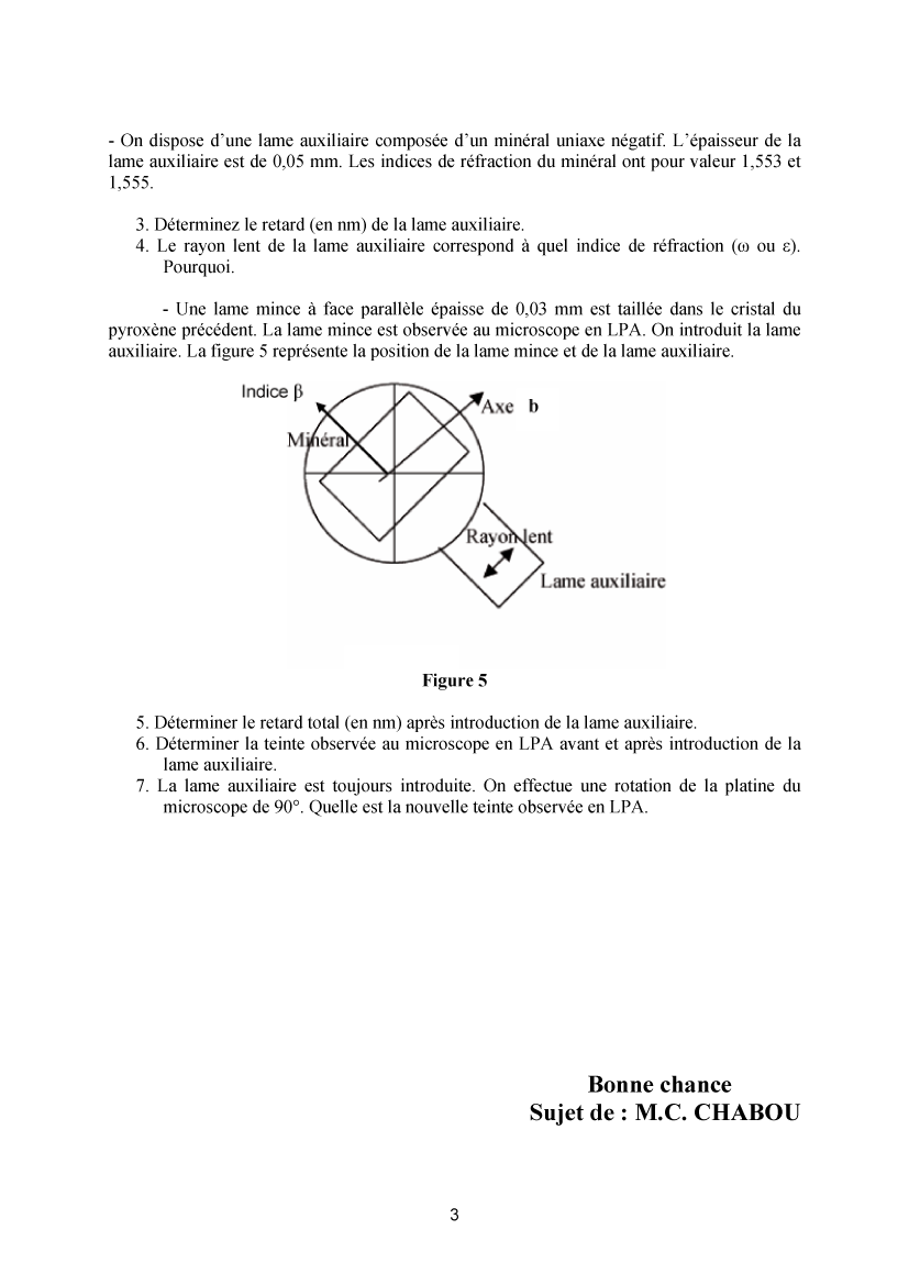 Examen de Pétrographie Licence Géosciences 2ème année UFAS 17481506184a3eb1e81202cpetro3