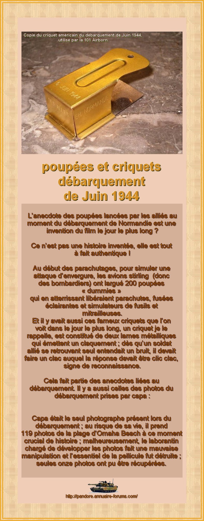 encore une belle page d'histoire - poupées et criquets  14069652514d8a894eb274b21