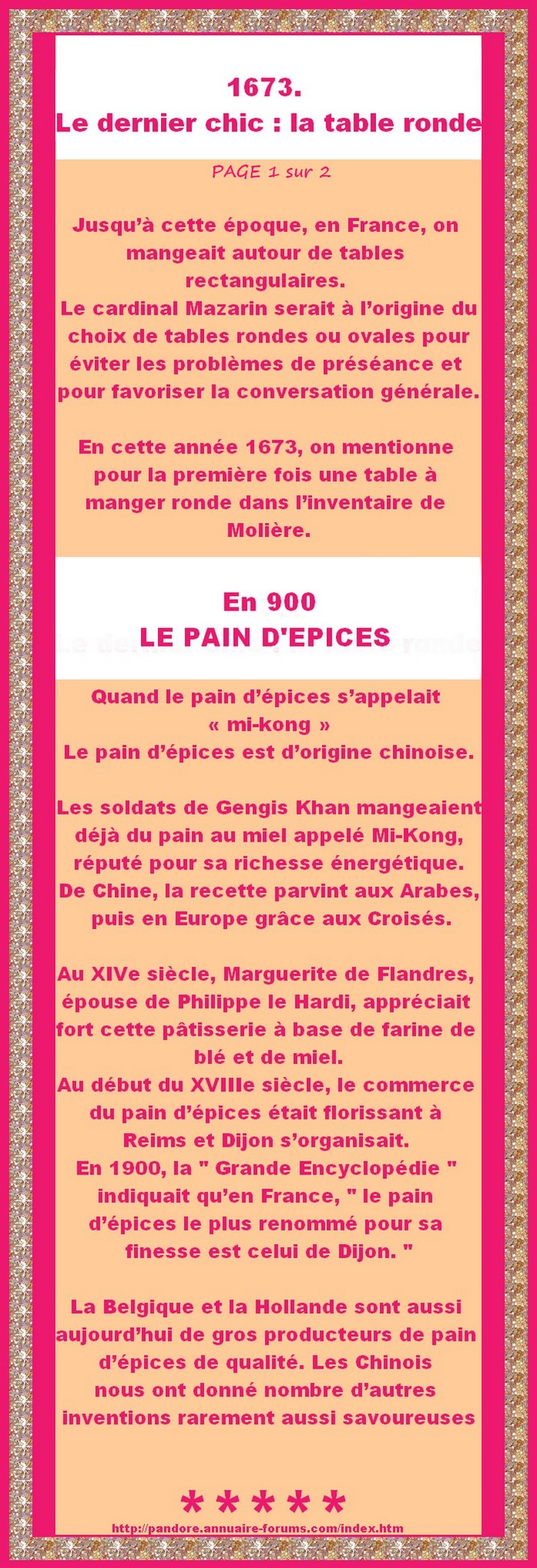 TABLE RONDE ET PAIN D'EPICES 19546452354b006b9467fce5