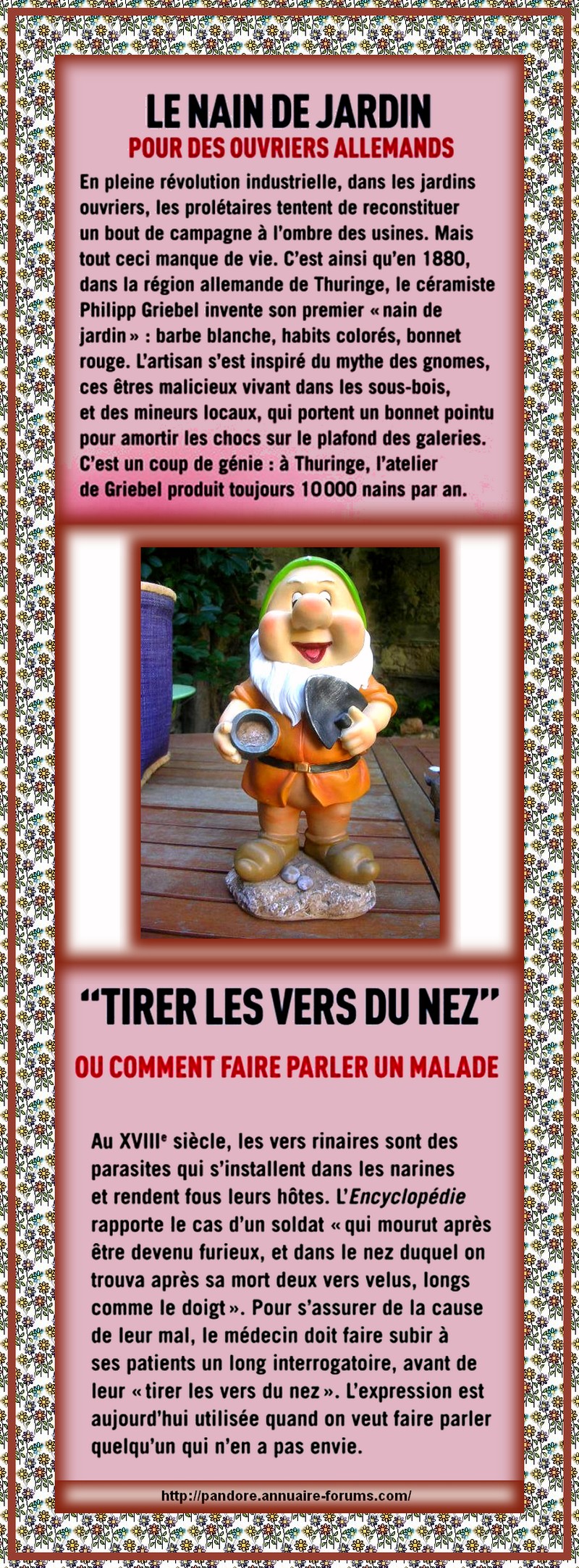 TIRER LES VERS DU NEZ - VERS RINAIRES -ET- LE NAIN DE JARDIN POUR L'OUVRIER ALLEMAND 20762624924e5531dfed0b70hor