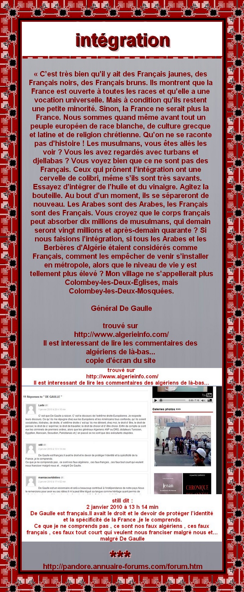 DE GAULE A PROPOS DE L'IDENTITE FRANCAISE 8749479314df9ff90855db01