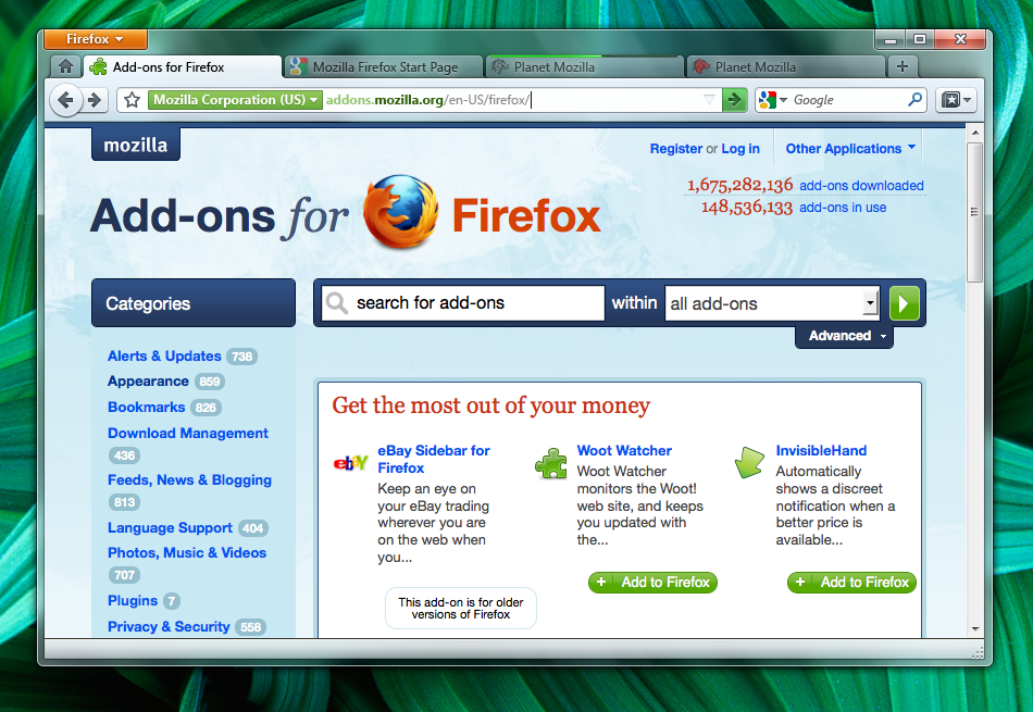  Internet Softwares Mozilla-firefox-4-screenshot