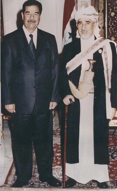 عبدالله بن حسين مع صدام 15