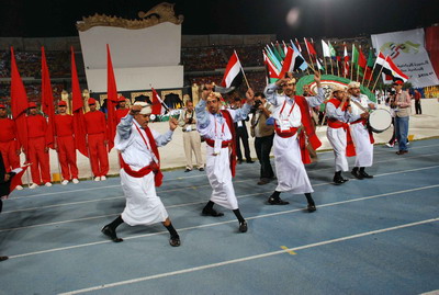 صور من حفل افتتاح الدورة الرياضية العربية الـ11 بالقاهرة 6