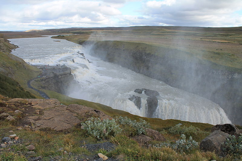  الشلال الذهبي Gullfoss في جنوب غرب ايسلندا Gullfoss2012