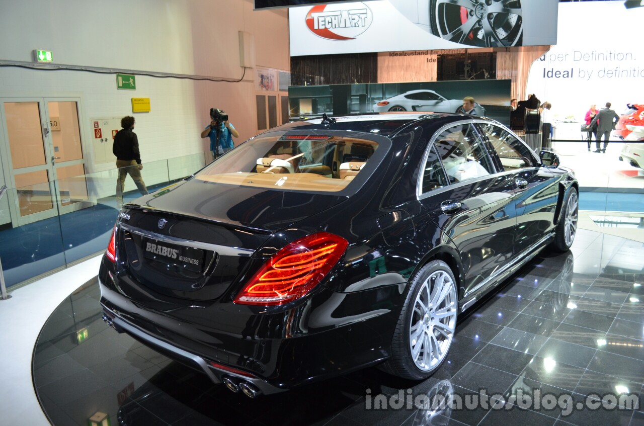 سياره مرسيدس برابوس اس كلاس -شاهد بالصور اول نموذج للسيارهBRABUS Mercedes S-Class Rear-three-quarter-of-the-2014-Brabus-S-Class