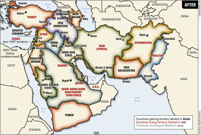 هل ستعني حدود جديدة صراعا أقل في الشرق الأوسط؟ Map2