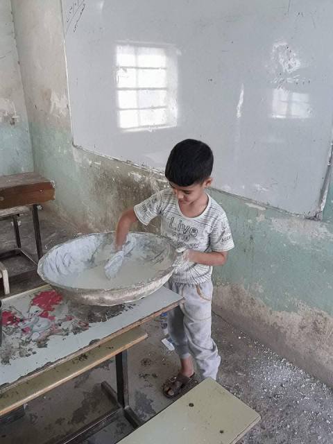 A child with noble morals dazzles adults with a unique work in Anbar 636502242540924930-1