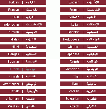 Languages Tarajem