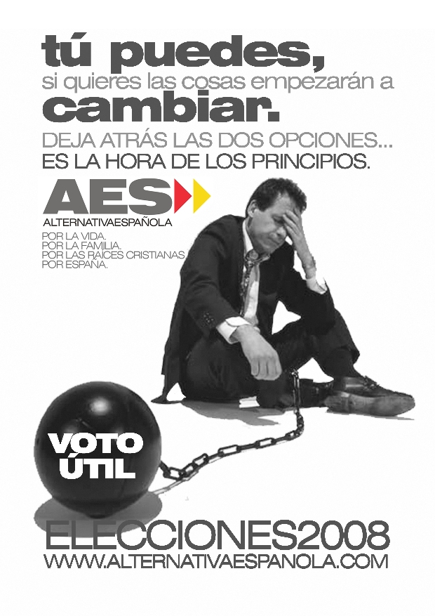 CARTELES Y PUBLICIDAD DE ALTERNATIVA ESPAÑOLA Voto%20%C3%BAtil