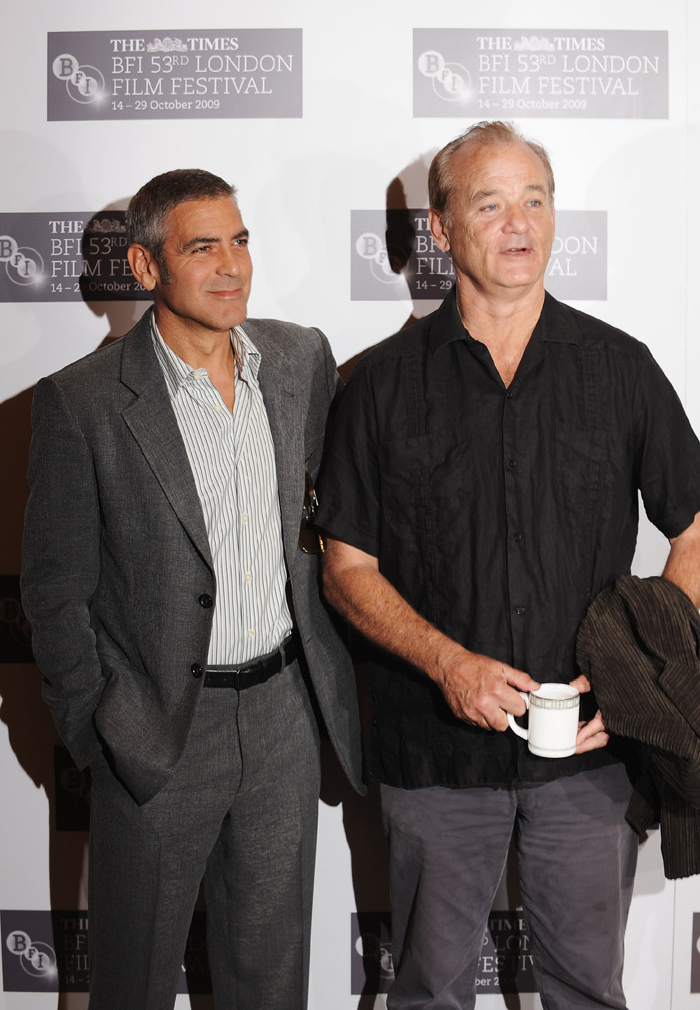 ¿Cuánto mide Bill Murray? - Altura - Real height London-09-george-clooney-bill-murray