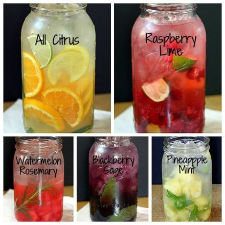 make naturally flavored water