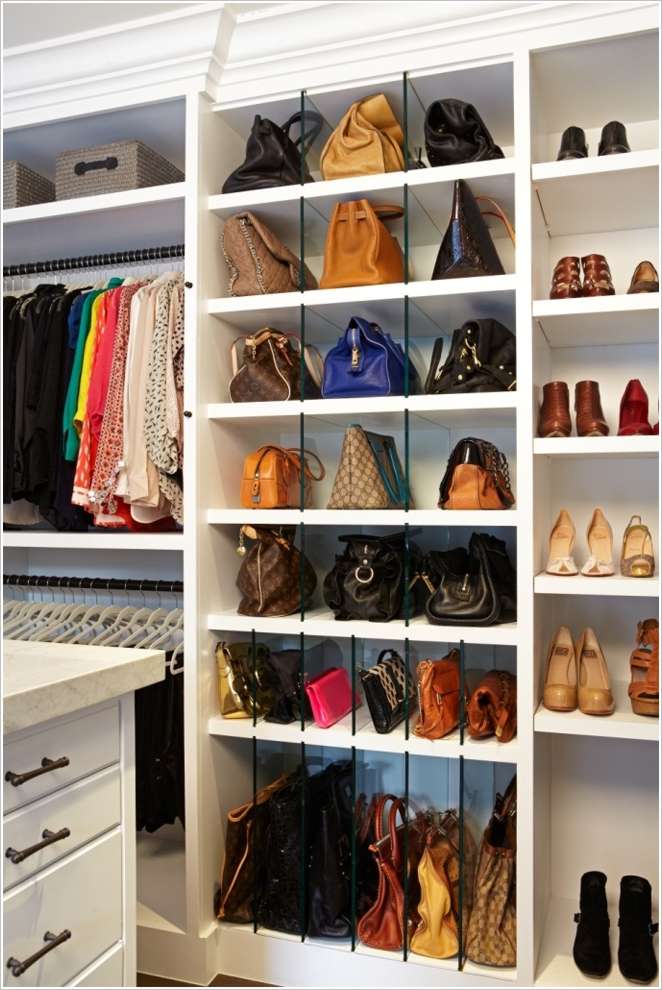  Clever Handbag Storage Ideas - أفكار ذكية لتخزين حقائبك 823