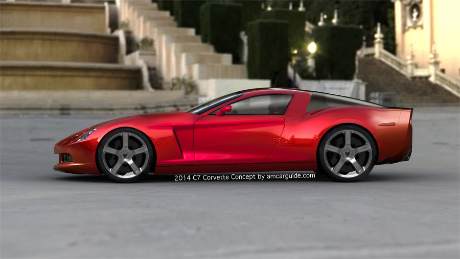 Etudes sur ce que pourrait être la C7 et REALISATION - Page 11 2014-corvette-c7-concept