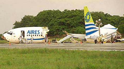 crash d'un Boeing 737-700 de la compagnie colombienne (un mort) Accident-boeing-colombie