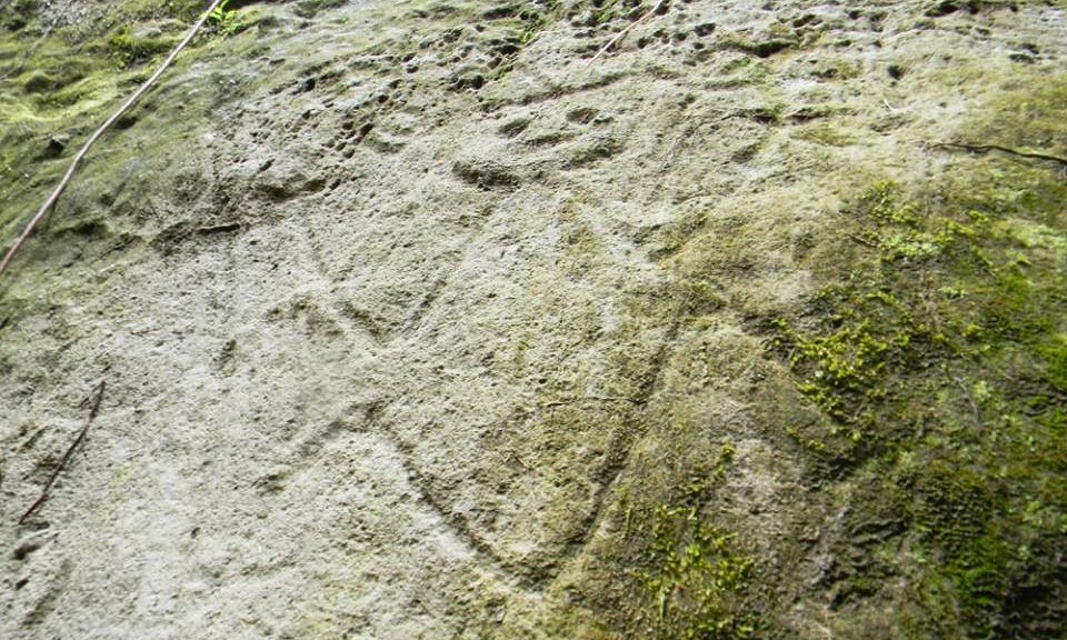 Hikers discover Ancient stone carvings of strange beings and geometric shapes at Montserrat 960-1