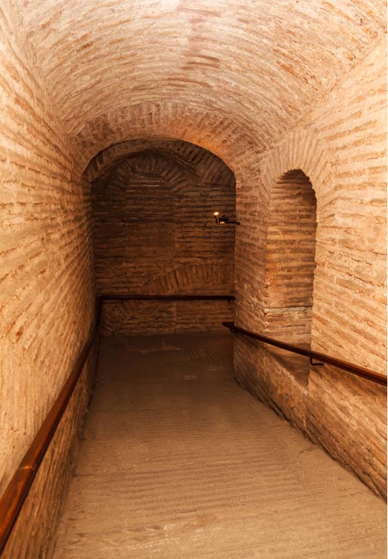 The Underground World of the Hagia Sophia Dark-hallway