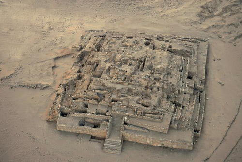 The 5,000-year-old Pyramid City Of Caral Remains-of-the-Great-Pyramid-of-Caral