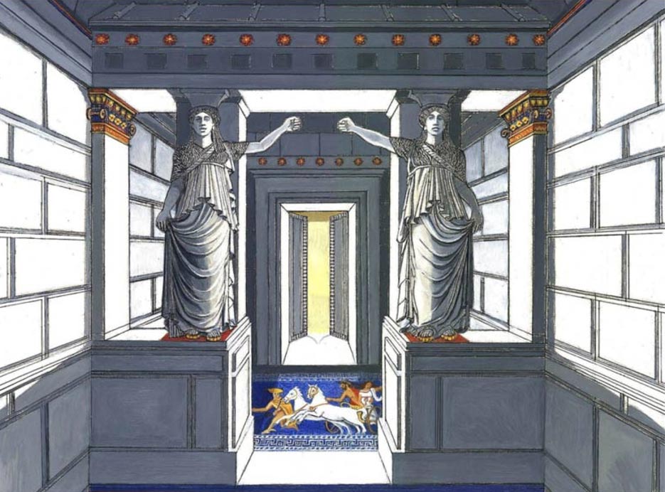 Inside the antechamber of the Amphipolis tomb  - Page 2 Amphipolis-tomb