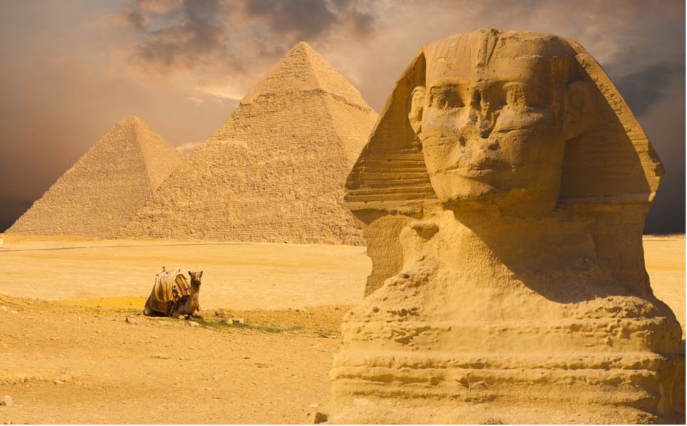  36,400 BC: The Historical time  of the Zep Tepi Theory Sphinx-and-Great-Pyramids