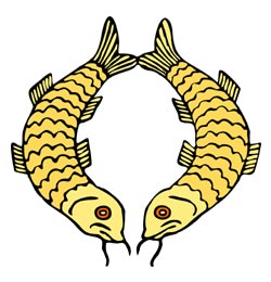 Le Symbole du Lotus Golden-fish