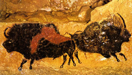 PREHISTORIC SHAMAN ART.. Lascaux