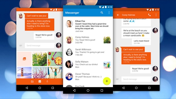 تطبيق الرسائل النصية والوسائط Messenger من جوجل Google-Messenger