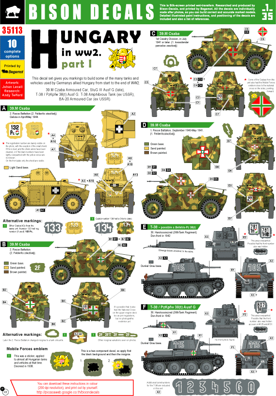 Nouveauté Bison Decals 35113prev01