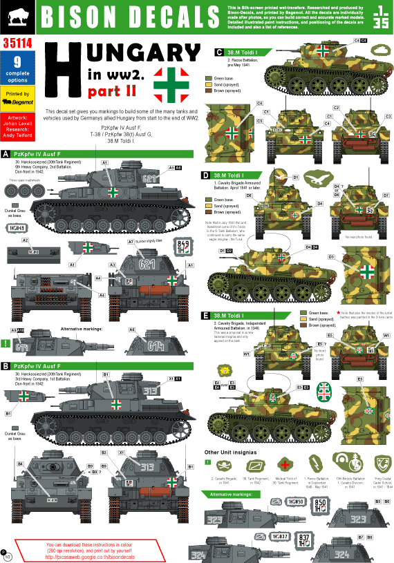 Nouveauté Bison Decals 35114prev01