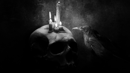 ◘ Elodie ◘ Skulls%20dark%20birds%20animals%20halloween%20the%20raven%20digital%20art%20candles%201920x1080%20wallpaper_www.animalhi.com_96