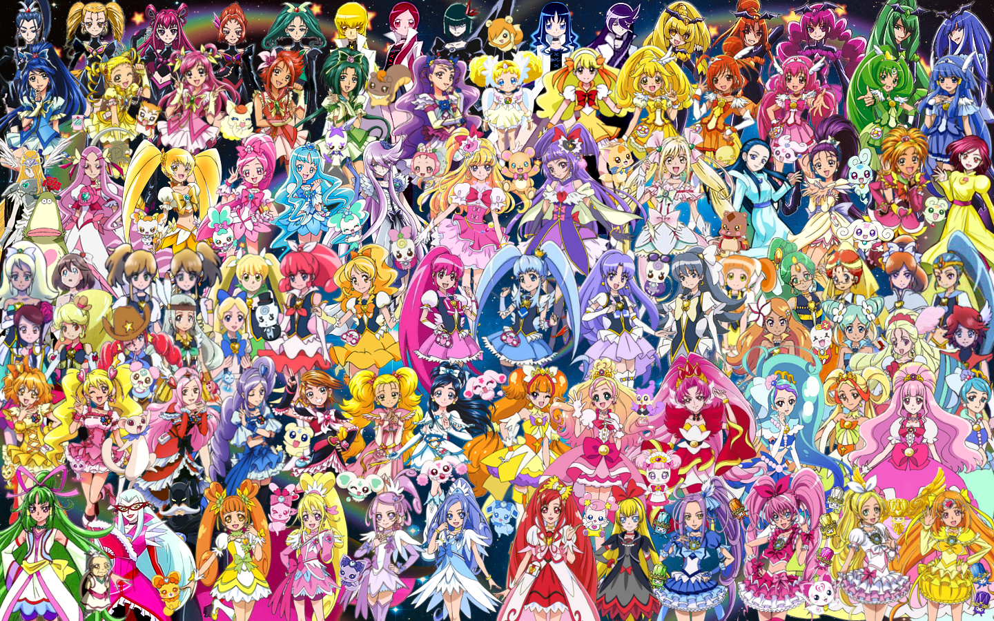 [Top 10] Animes que Merecem vir pro Brasil Dublados 93_Pretty_Cure_Warriors_with_Fairies