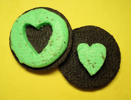 صور قلوب متنوعة ورومنسية Mint_Oreo_Hearts