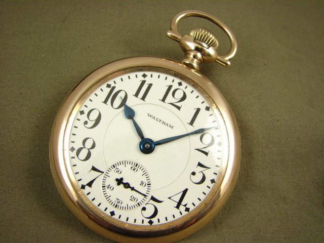 Fixation verre montre de poche Waltham Waltham-watch