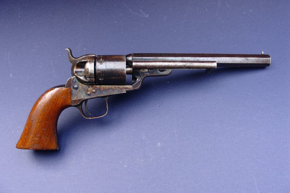 colt - Colt jus post caps and ball 1851 Colt-1851-navy-conversion-revolver-london-pistol-38-rimfire-richards-mason-antique-guns-11