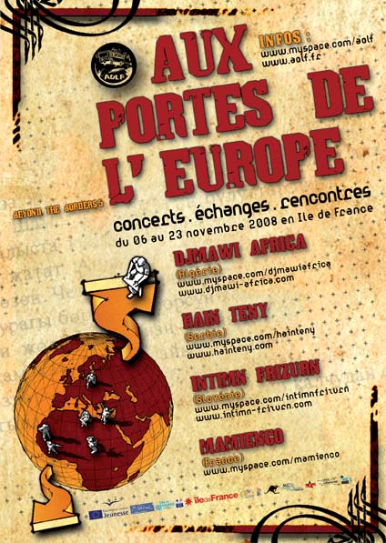 AUX PORTES DE L'EUROPE,Concerts,Expos,du 6 au 23 Nov Aff_APE