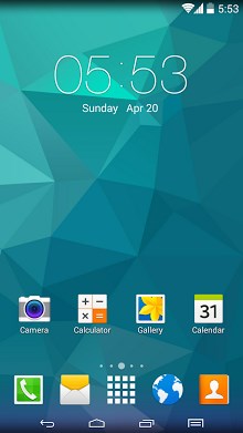 مكتبة اللانشرات العملاقة لهواتف الاندروويد متجددة يوميا Galaxy-S5-Apex-Nova-ADW-Theme-1