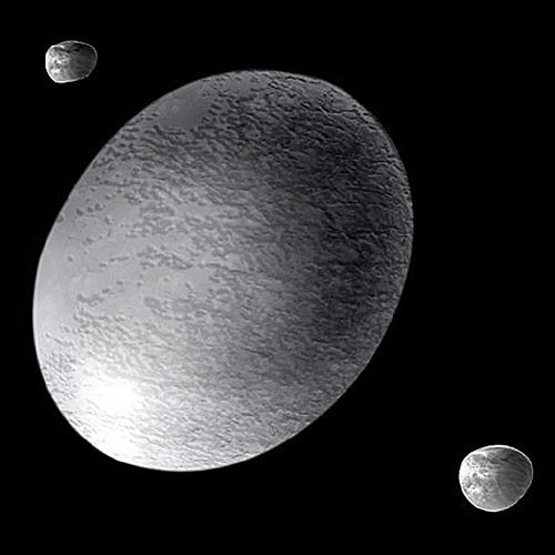 الكوكب هوميا Haumea-and-its-moons_small