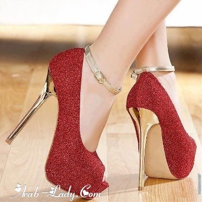 تشكيلة راقية من أحذية السهرة باللون الأحمر 149813540420