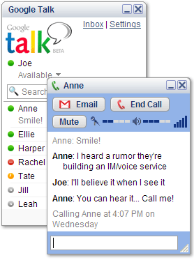    Google         Google-talk