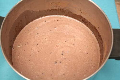   .... ..... Chocolate-ice-cream-mixture