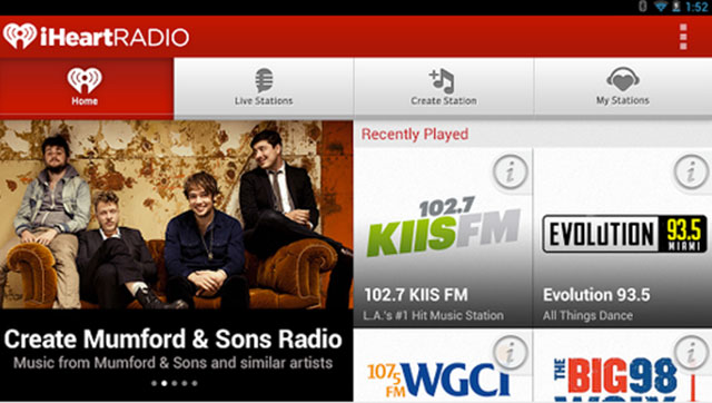 افضل 5 تطبيقات للاندرويد في شهر سبتمبر 2013 Iheartradio-android-app