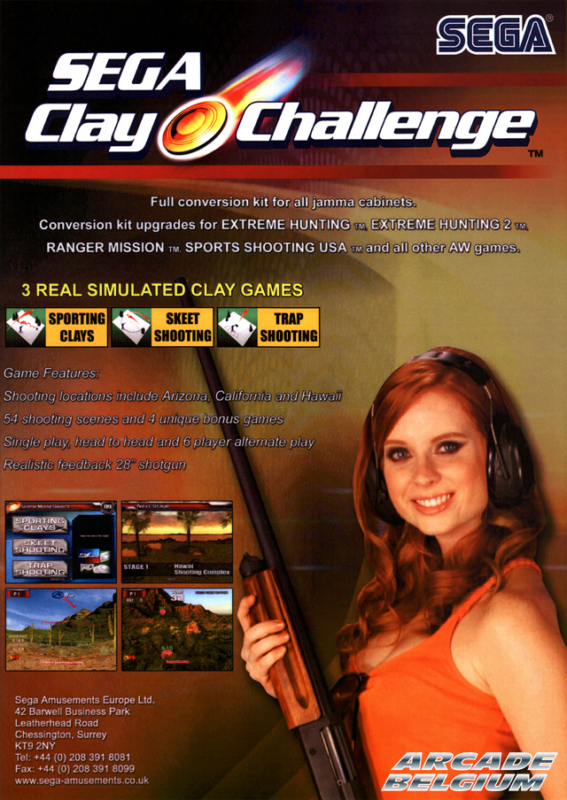 Sega Clay Challenge Flyscc01
