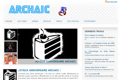 Archaic.fr - Le site vieux jeu Accueil1