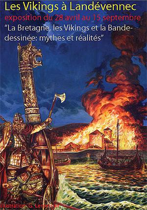 Une réplique de drakkar à Douarnenez Affiche_viking