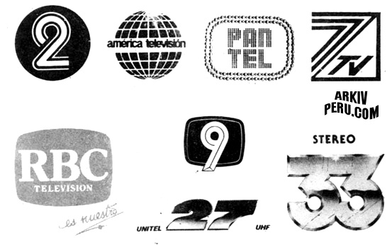 Logotipos televisivos en Peru de los años 80 Perutv_logos
