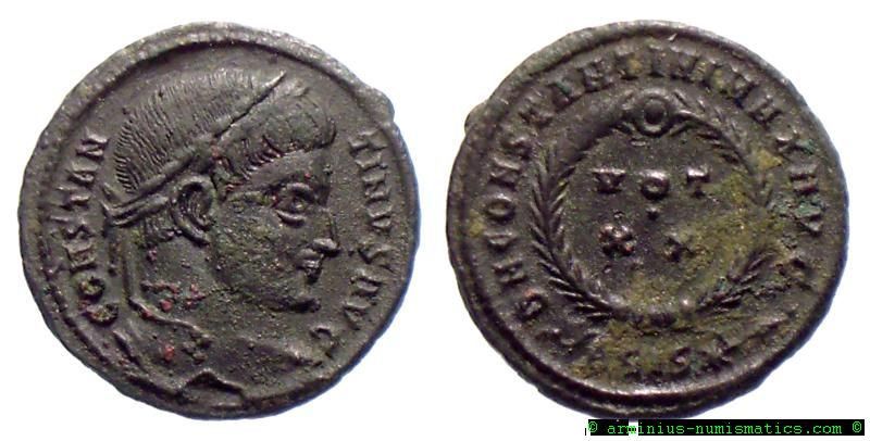 Follis de Constantino I D N CONSTANTINI MAX AVG 10262v