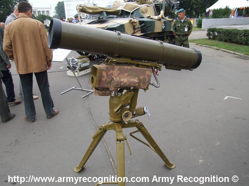 نظام anti tank(At-5)sالمركب علي العربه فهد AT-5_IDELF_2006_ArmyRecognition_01